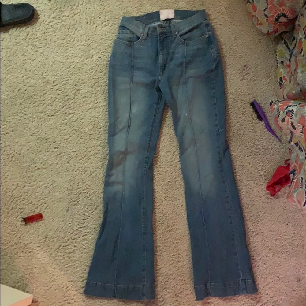 Revive flare jeans star on butt